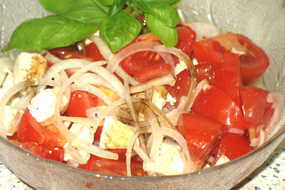 Tomaten - Mozzarella Salat