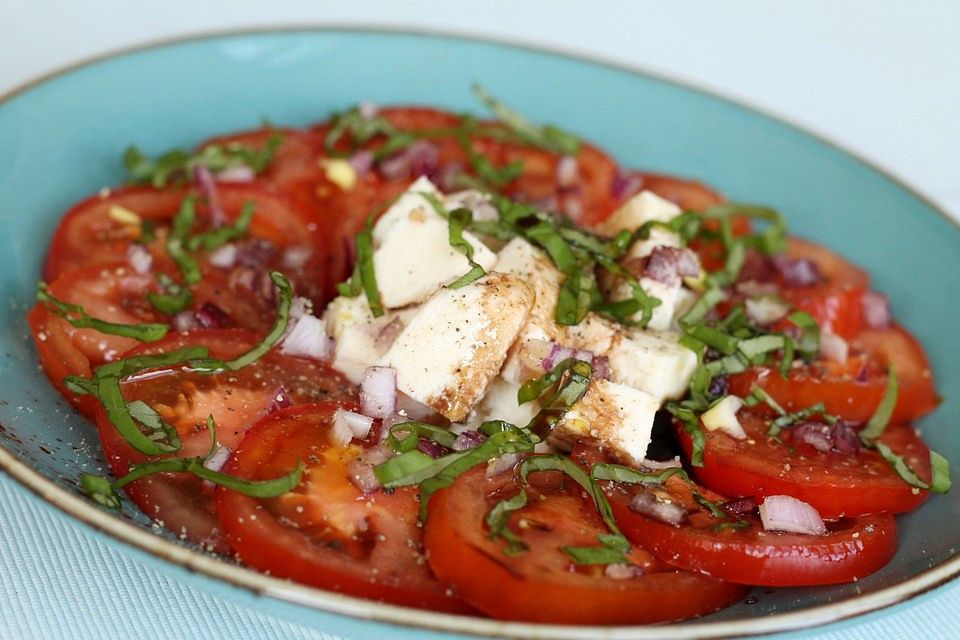 Tomaten - Mozzarella Salat