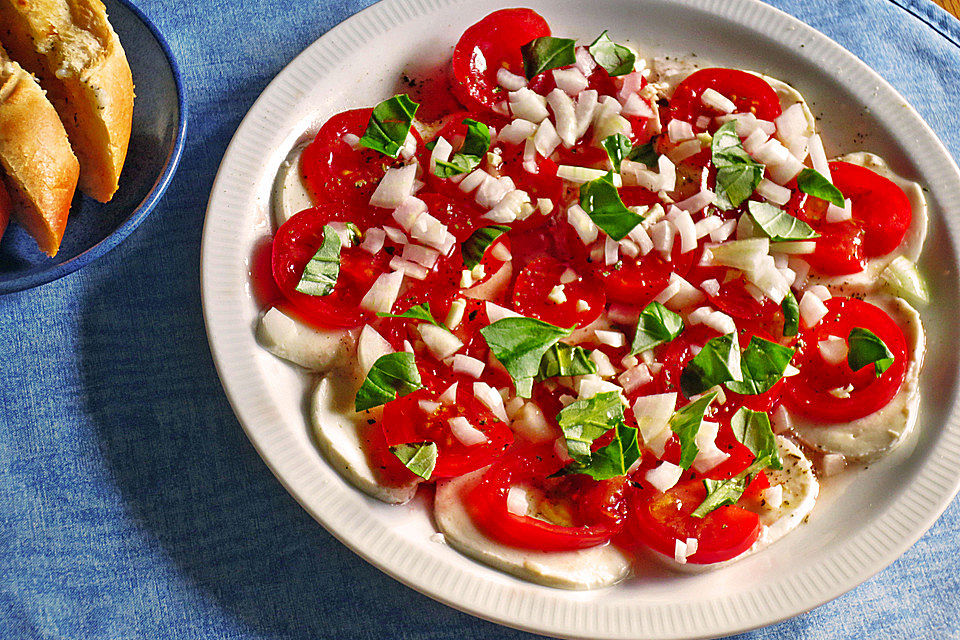 Tomaten - Mozzarella Salat