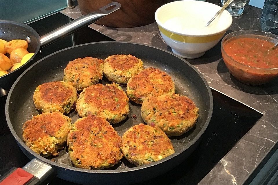 Möhren - Zucchini - Bratlinge