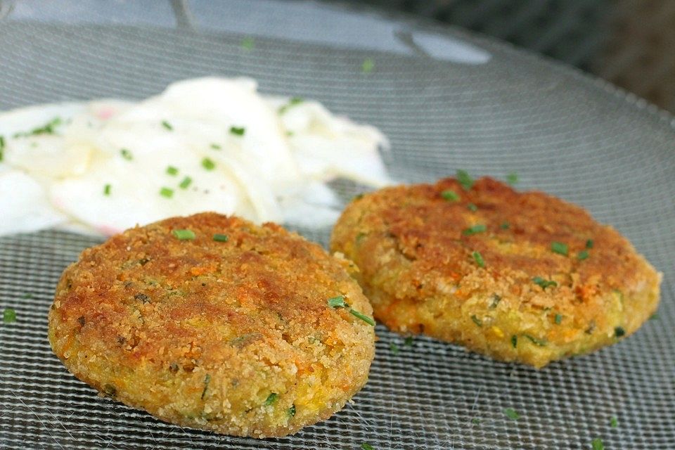 Möhren - Zucchini - Bratlinge