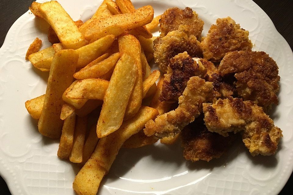 Knusprig - leichte Chicken Nuggets