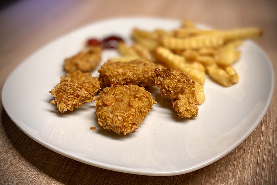 Knusprig - leichte Chicken Nuggets