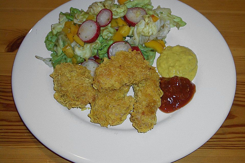 Knusprig - leichte Chicken Nuggets