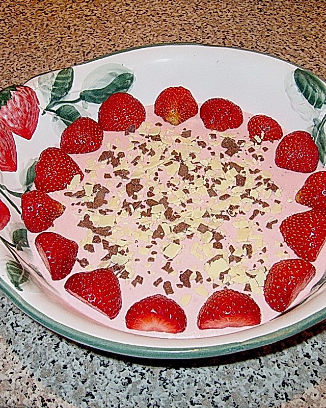 Erdbeer - Quark - Mousse