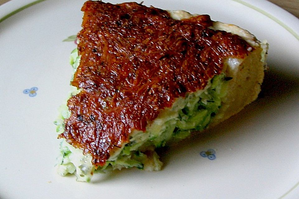 Zucchini - Käse - Quiche