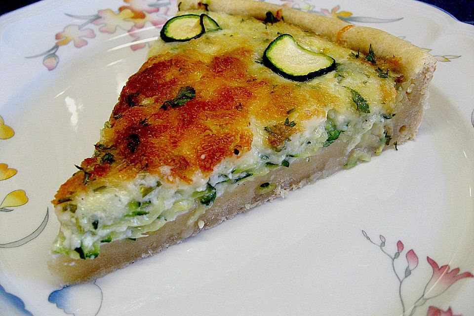 Zucchini - Käse - Quiche