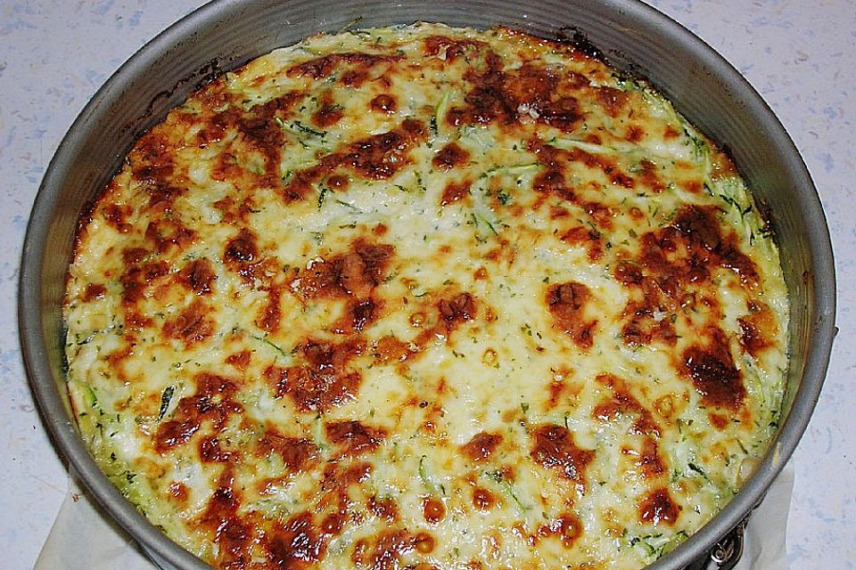 Zucchini - Käse - Quiche