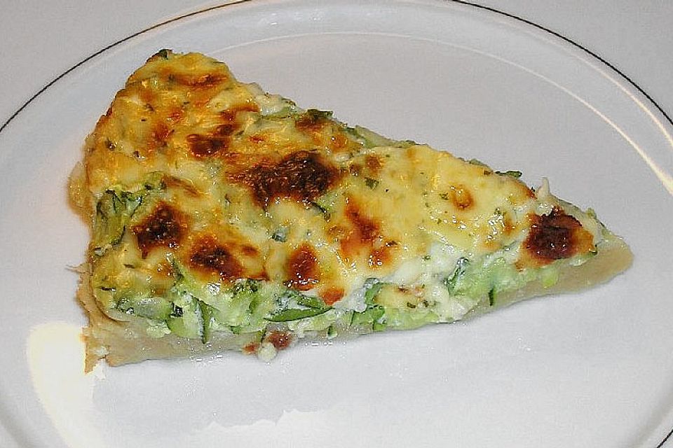 Zucchini - Käse - Quiche