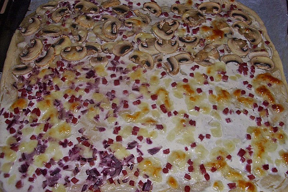 Flammkuchen für Zwiebelhasser