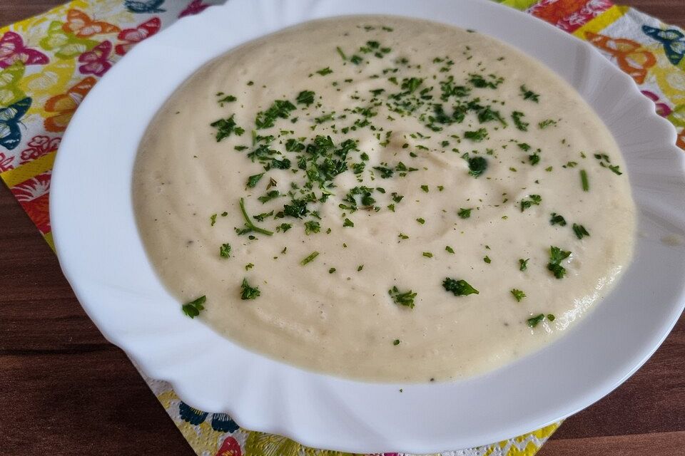 Blumenkohl - Käse - Suppe