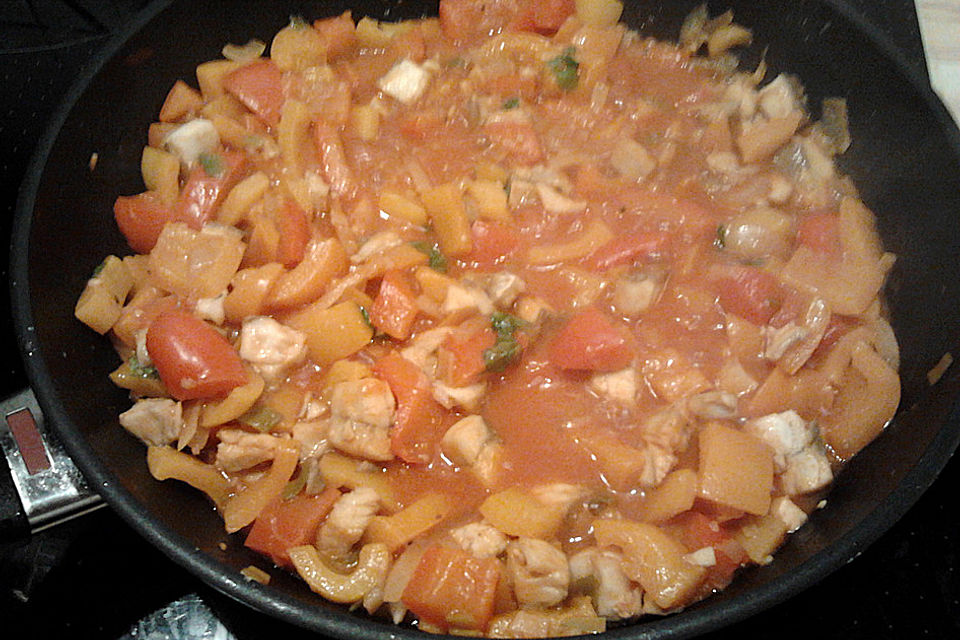 Paprika - Fischpfanne