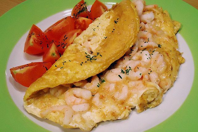 Käse - Omelette mit Krabben von pralinchen| Chefkoch