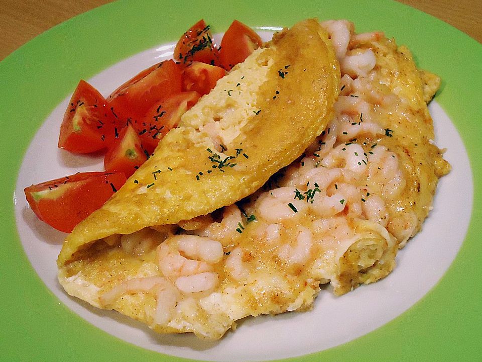 Käse - Omelette mit Krabben von pralinchen| Chefkoch