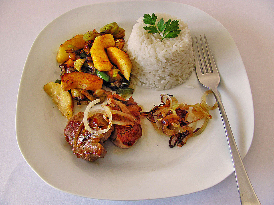 Schweinefilet mit Äpfeln von pralinchen| Chefkoch