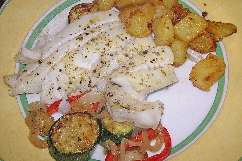 Fisch - Gemüse - Päckchen