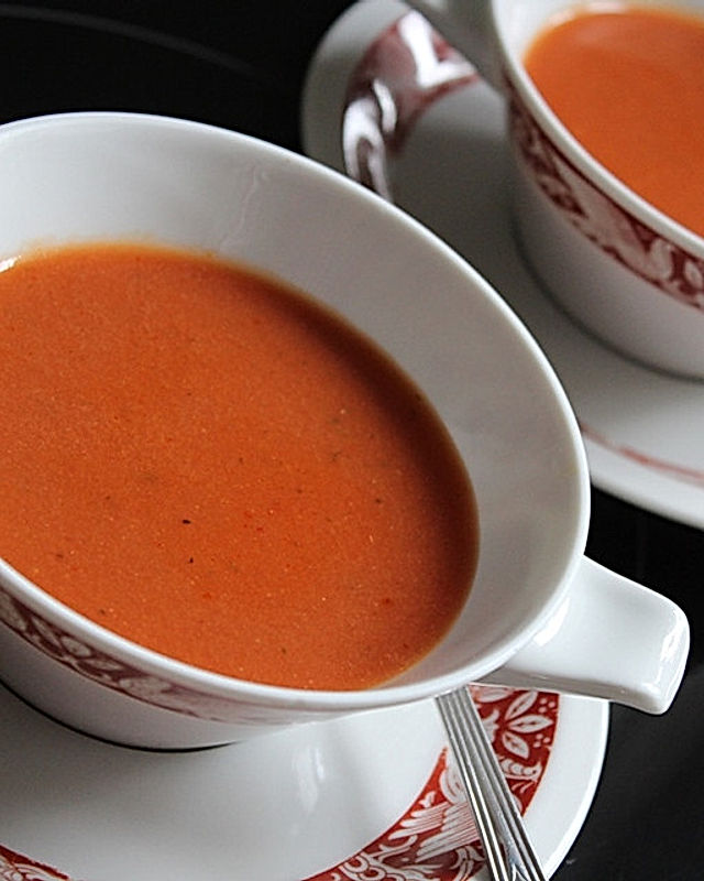 Tomaten - Paprika - Cremesuppe