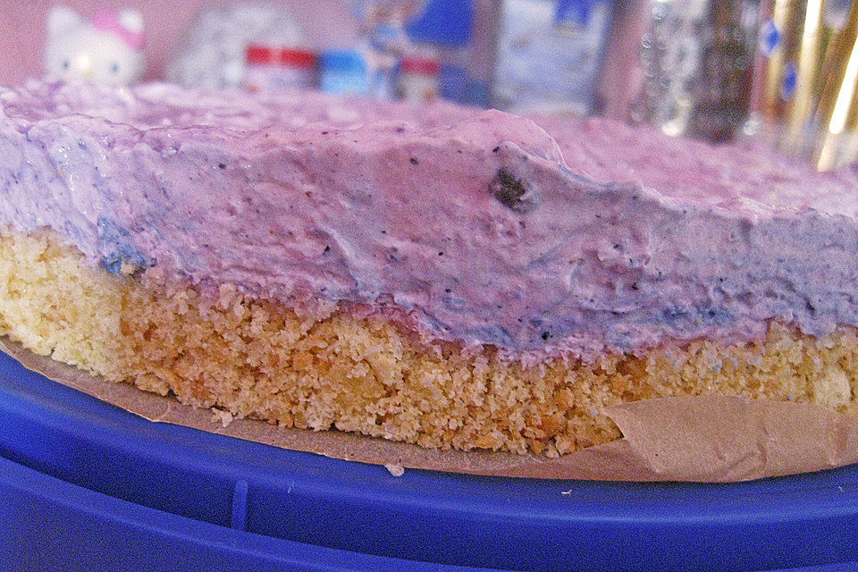 Heidelbeer - Quark - Torte