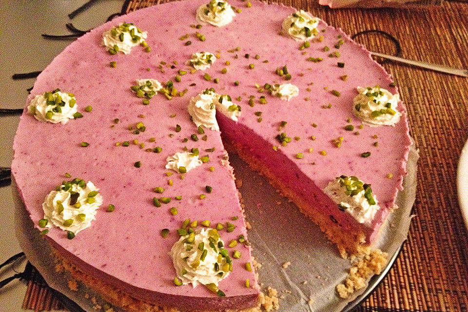 Heidelbeer - Quark - Torte