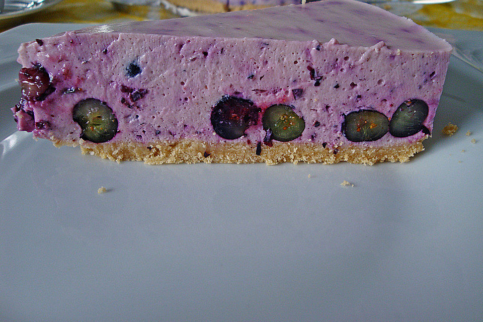 Heidelbeer - Quark - Torte