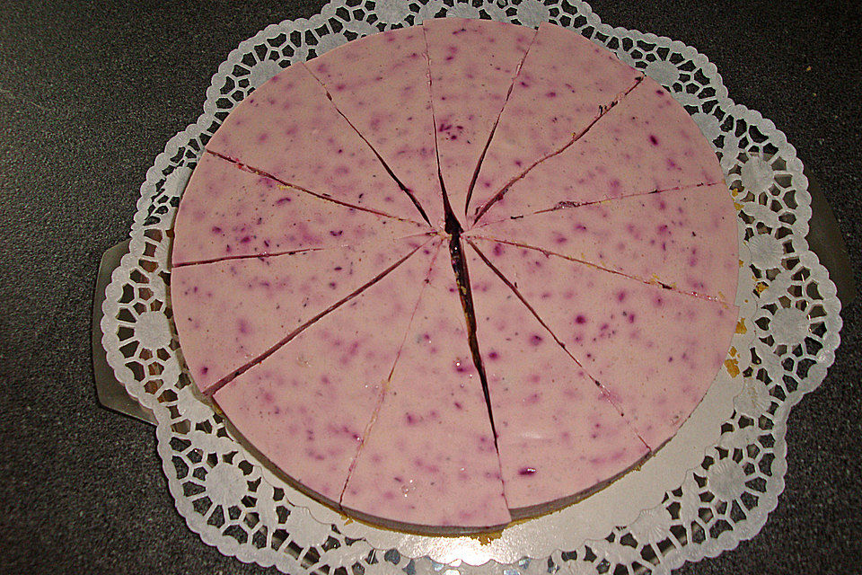 Heidelbeer - Quark - Torte