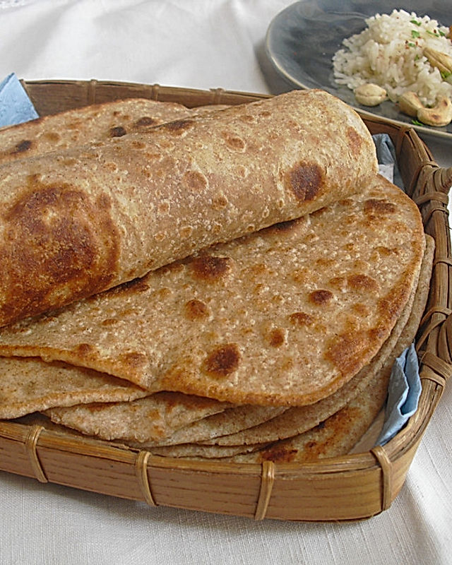 Paratha - indisches Brot nach Yamini