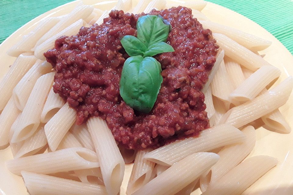 Bolognesesauce für Spaghetti