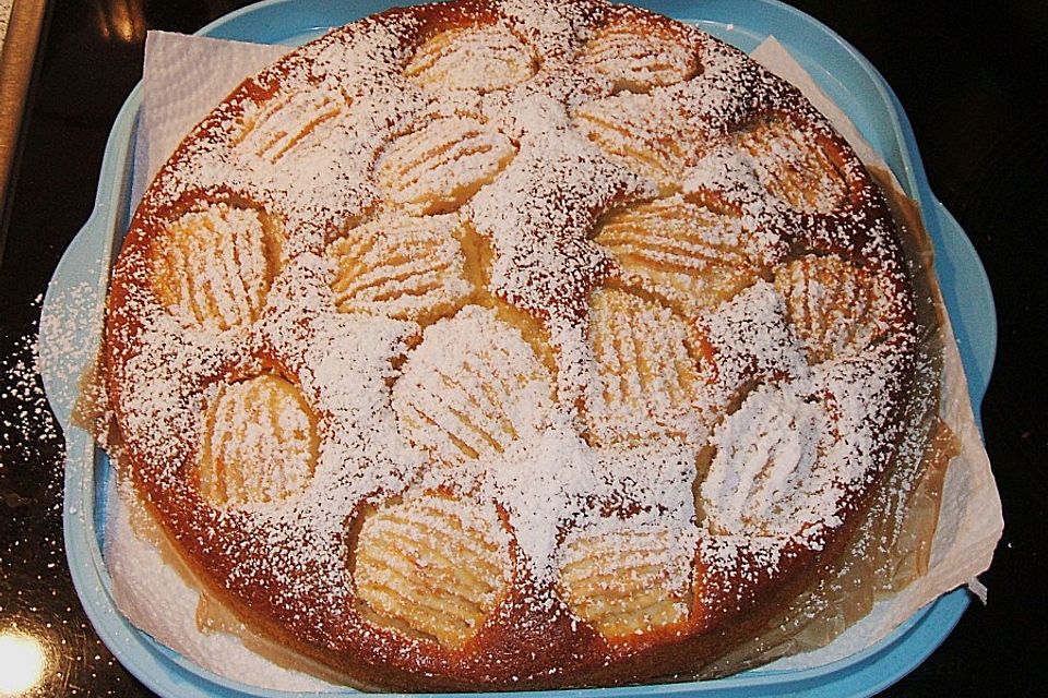 Apfelrührkuchen