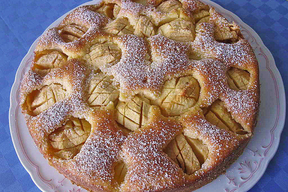 Apfelrührkuchen