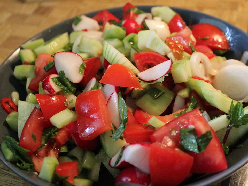 Kachumbar Ein Frischer Salat Aus Indien Von Dorry Chefkoch