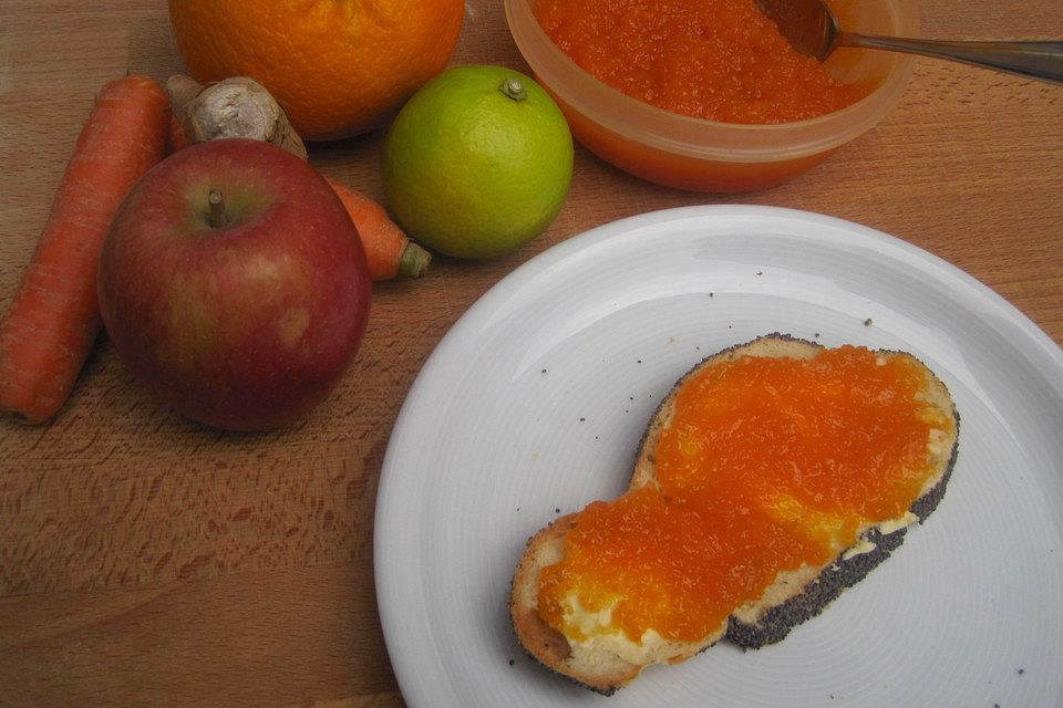 Karotten - Apfel - Ingwer - Marmelade