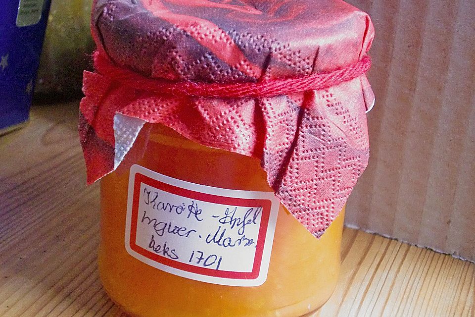 Karotten - Apfel - Ingwer - Marmelade