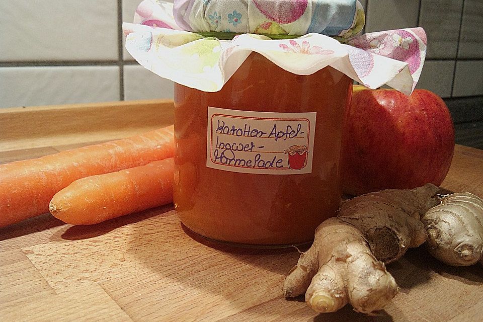 Karotten - Apfel - Ingwer - Marmelade