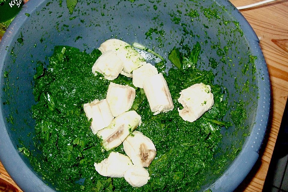 Bananen - Bärlauch - Pesto