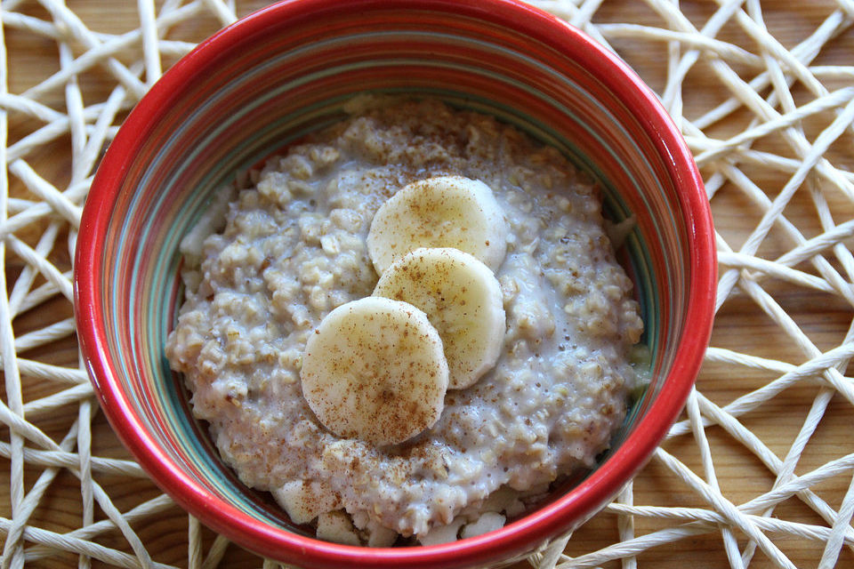 Schnelles Bananen - Porridge