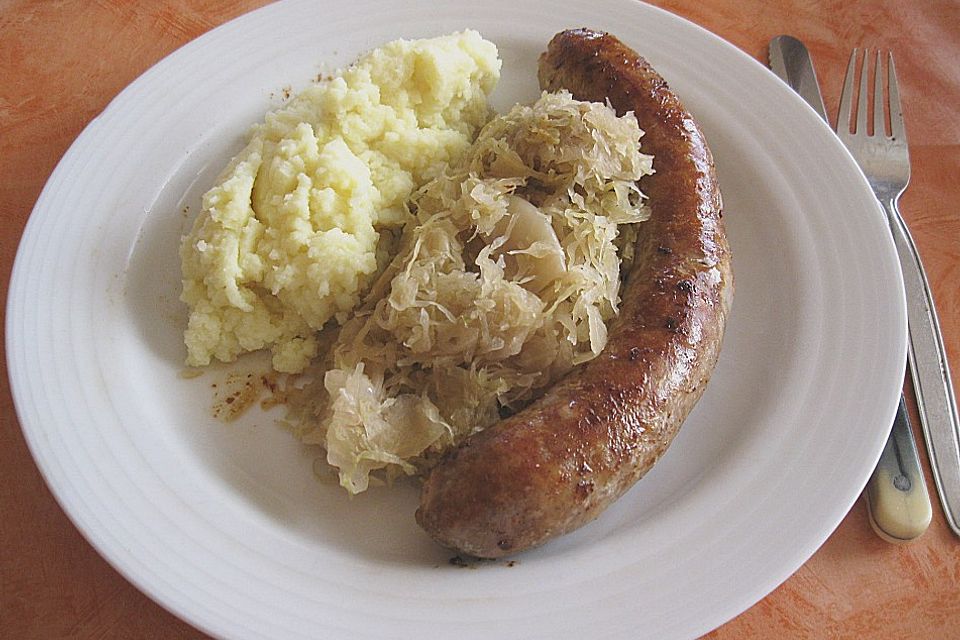 Bärlauchbratwurst (Pfälzer)