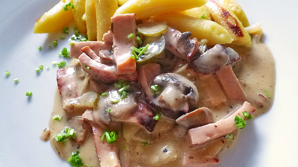 Fleischkäse nach Stroganoff - Art von Masy