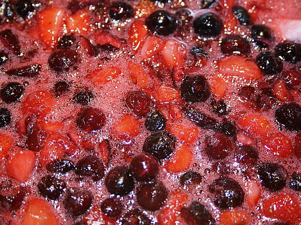 Felsenbirne - Erdbeer - Kirsch - Marmelade von Wildkraut| Chefkoch