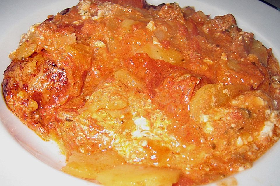 Bologneser Kartoffelauflauf