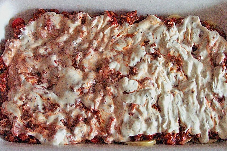 Bologneser Kartoffelauflauf