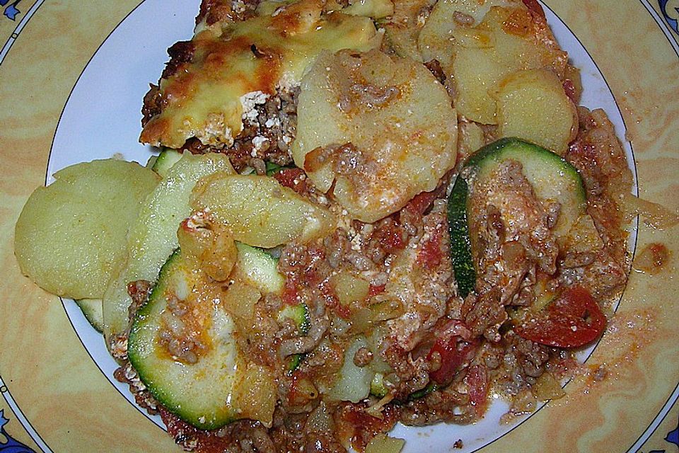 Bologneser Kartoffelauflauf