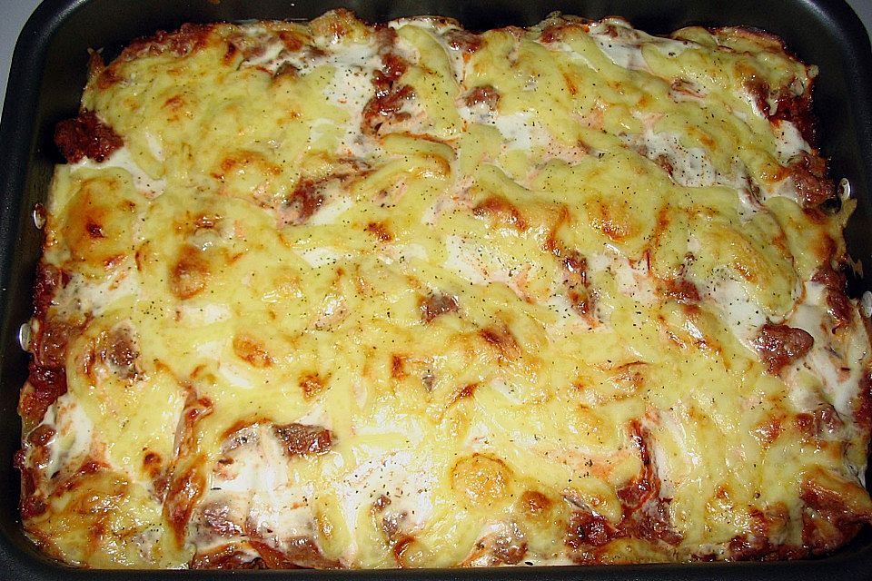 Bologneser Kartoffelauflauf