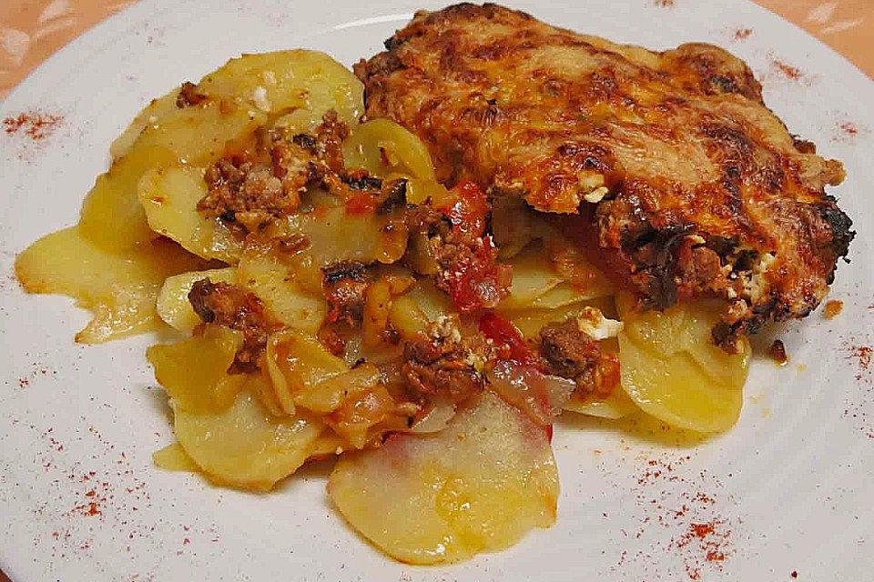 Bologneser Kartoffelauflauf