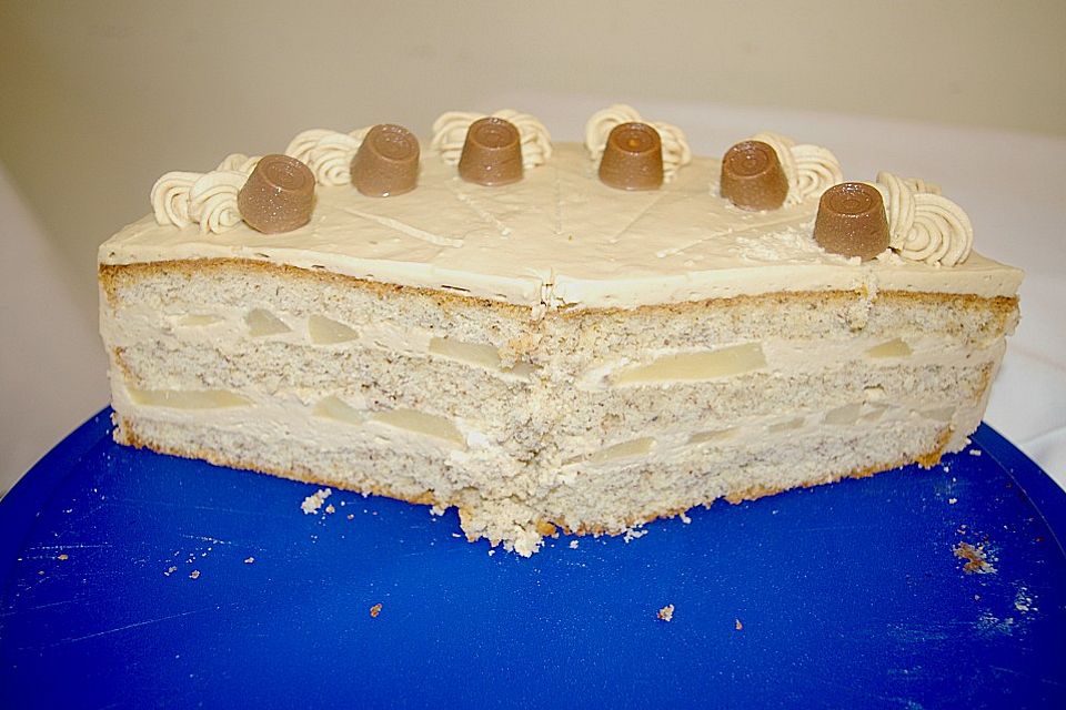 Birnen - Whiskey - Torte