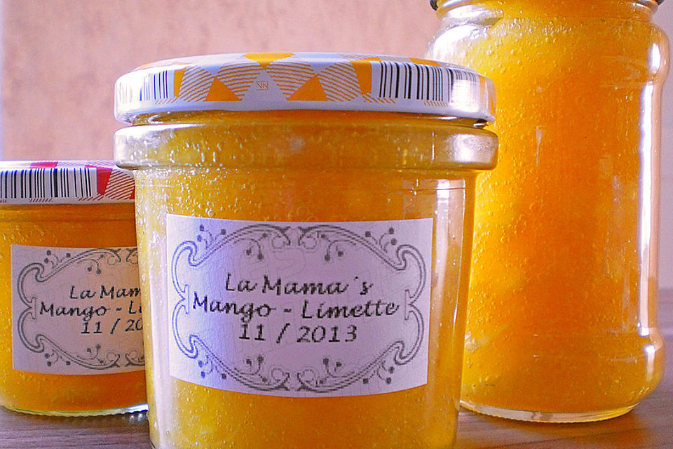 Mango - Limetten - Marmelade