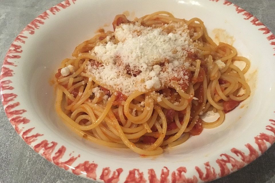 Spaghetti all'amatriciana