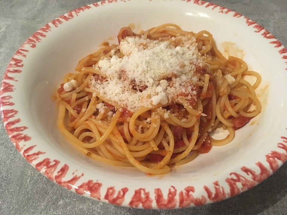 Spaghetti all&amp;#39;amatriciana | Chefkoch