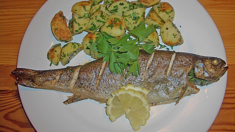 Forelle mit Bärlauch gefüllt von Nordlichthh Forelle mit Bärlauch gefüllt von Nordlichthh