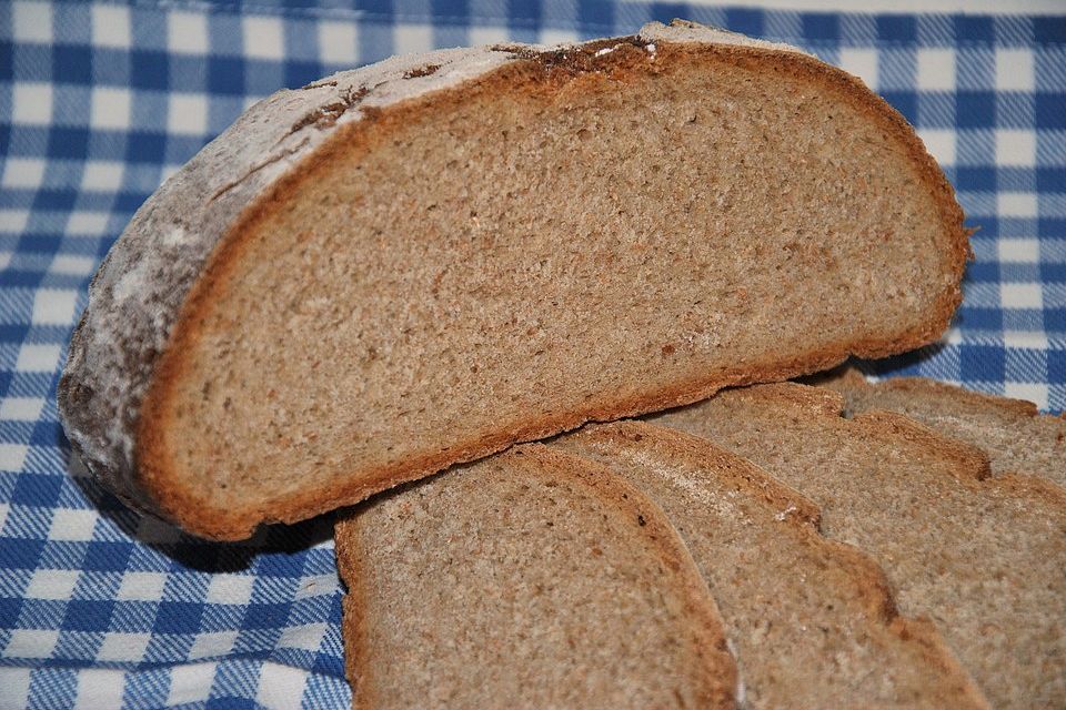 Einfaches Bauernbrot