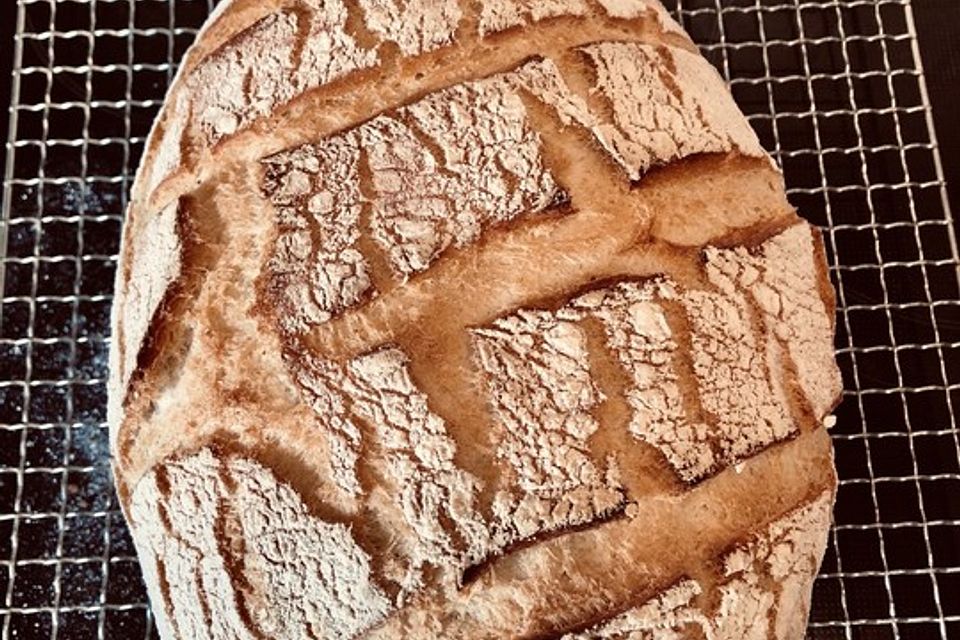 Einfaches Bauernbrot